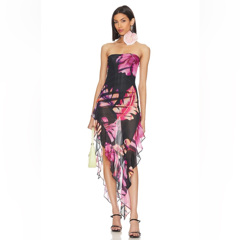 Retrofete Atlas Dress - L